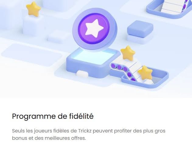 Trickz Casino programme VIP